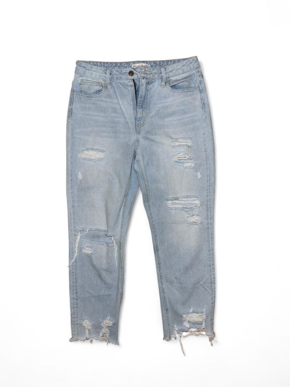 Flying Monkey Light Wash Distressed Boyfriend Jeans size 28